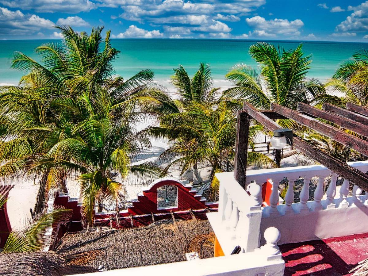 Beachfront Casa Maya Lodge El Cuyo Exteriér fotografie