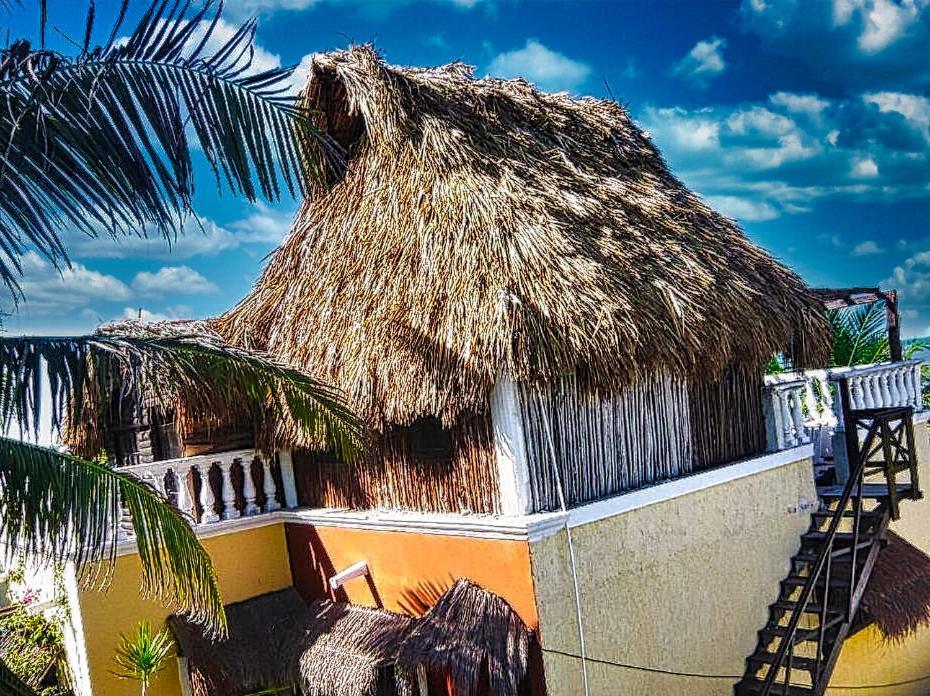 Beachfront Casa Maya Lodge El Cuyo Exteriér fotografie
